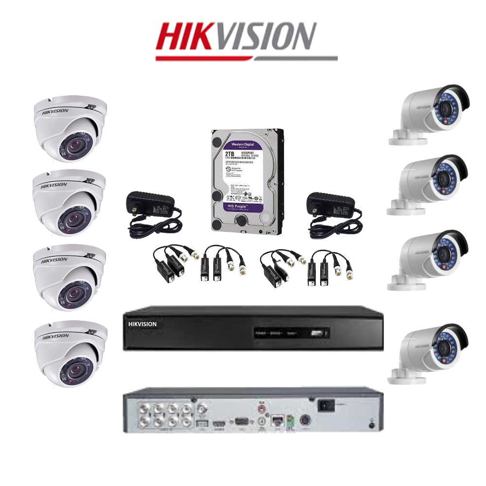 Dvr Hikvision 2 Meg 8 ch