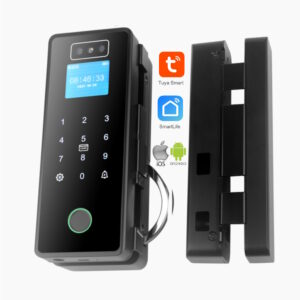 Cerradura inteigente Tuya Smart Wi-Fi 3D  para puerta de vidrio