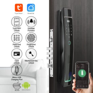 Cerradura inteligente PST-D12-TY con huella digital Tuya start Wi-Fi